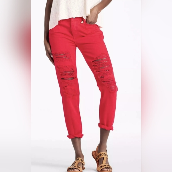 Lucky Brand Denim - Lucky Brand red jeans